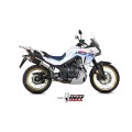 MIVV Slip-on, Dakar Stainless Steel, Standard Exhaust For Honda Transalp XL750 (2023+)